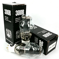 Paire de tubes à vide EH 300B assortis, à broches et grille dorées, triode à chauffage direct pour amplificateur HIFI de classe SET, réparation DIY