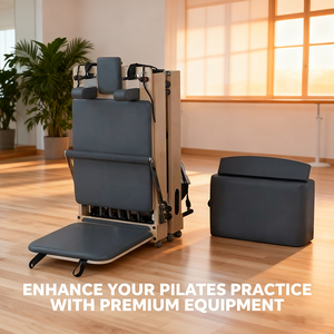 Cama Reformer Plegable de Madera Portátil para Uso Doméstico, Equipo de Fitness FZ005, Cama Reformer de Madera Ajustable y Portátil - Product Image 5