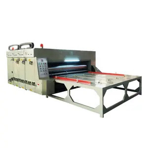 2023 Bojun 3 4 colocSemi Automatic Flexo Printer Slotter /Corrugated Carton Making
