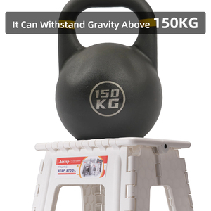 كرسي بلاستيكي قابل للطي مقاس 16 بوصة مضاد للانزلاق - Product Image 3