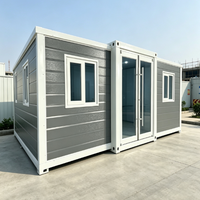 Maison conteneur modulaire reconditionnée, unité mobile portable pour service de parc, pièce temporaire