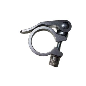 Abrazadera de sillín de aleación de aluminio, 28,6, 31,8, 34,9 mm, liberación rápida, accesorio ligero para bicicleta de montaña y carretera - Product Image 5