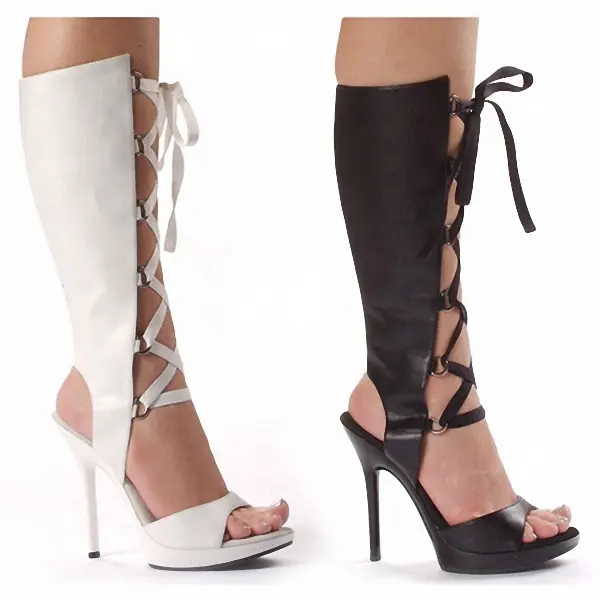 Sexy front lace-up hollowed-out seductive sexy ankle boots 13cm high heels nightclub princess boot