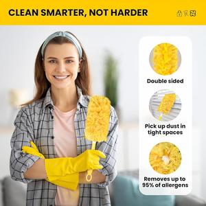 รีฟิลผ้าไมโครไฟเบอร์ทำความสะอาดแบบใช้แล้วทิ้ง 360 องศา สำหรับทำความสะอาดบ้าน <span class=keywords><strong>Klear</strong></span> MT01 - Product Image 4