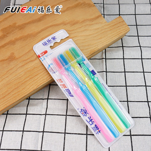 Fuleai Toothbrush Soft Bristle 4 Pack Adult Oral Care Manual Toothbrush - Product Image 3