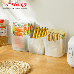 Fridge Organizer <b>Storage</b> <b>Box</b> With Lid Compartment For Food Vegetables Fruits Ginger Garlic Multifunctional <b>Drawer</b> Style - Product Image 4