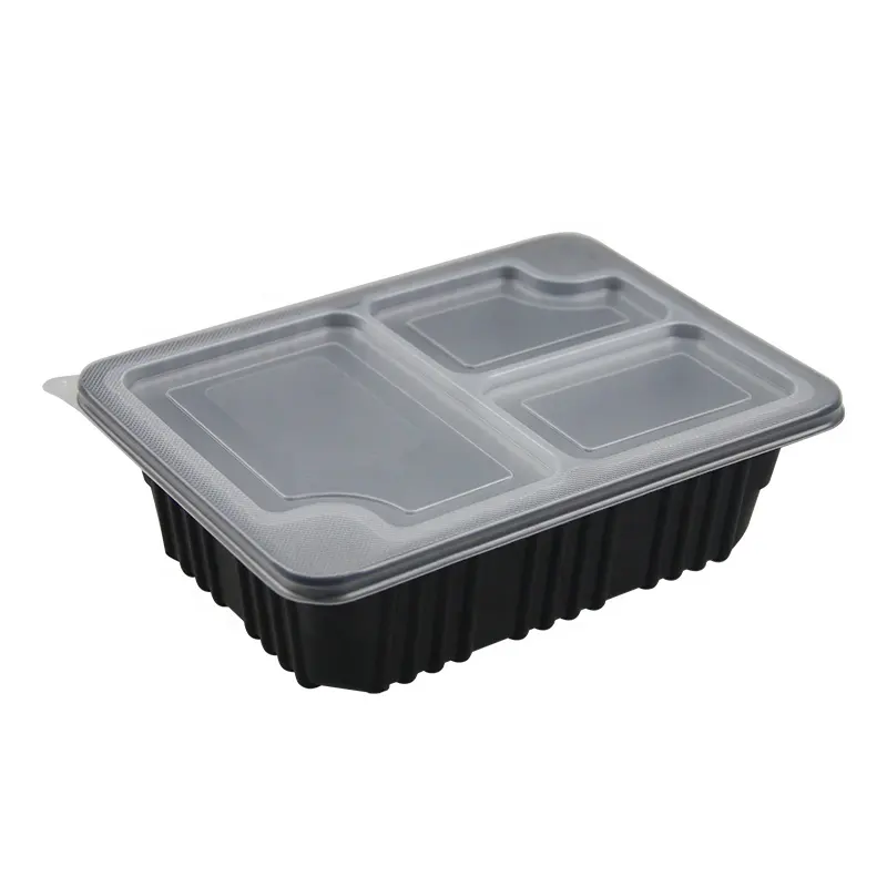 Wegwerp Plastic Enkele/Dubbele Binnenbak Matched 2 Laag Bento Lunchbox Voedsel Maaltijd Doos Double Layer Hot Pot lunchbox