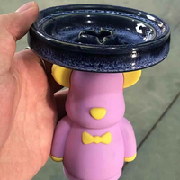 Nouveau narguilé bol fumer ensemble personnage fait à la main tête de Shisha dessin animé en céramique multicolore Shisha accessoires