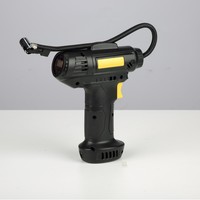 Compresseur d'air numérique sans fil 150W 150PSI en métal pour voiture, gonfleur de pneus portable avec tuyau de 35 cm, 2 adaptateurs de buse et 1 aiguille sport