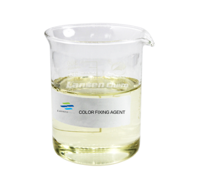 Agente auxiliar líquido sin formaldehído ecológico Fijación de color para colorantes reactivos Aditivos de acabado de teñido - Product Image 1