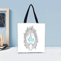 Sac fourre-tout personnalisé motif Saipan, sac à bandoulière portable et réutilisable pour le campus, les sorties du week-end et les cadeaux d'anniversaire
