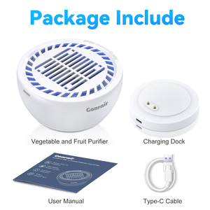 เครื่องล้างผักและผลไม้แบบพกพา ใช้โอโซนและไฮดรอกซิล แบตเตอรี่ 4000mAh สำหรับครัวเรือน - Product Image 4