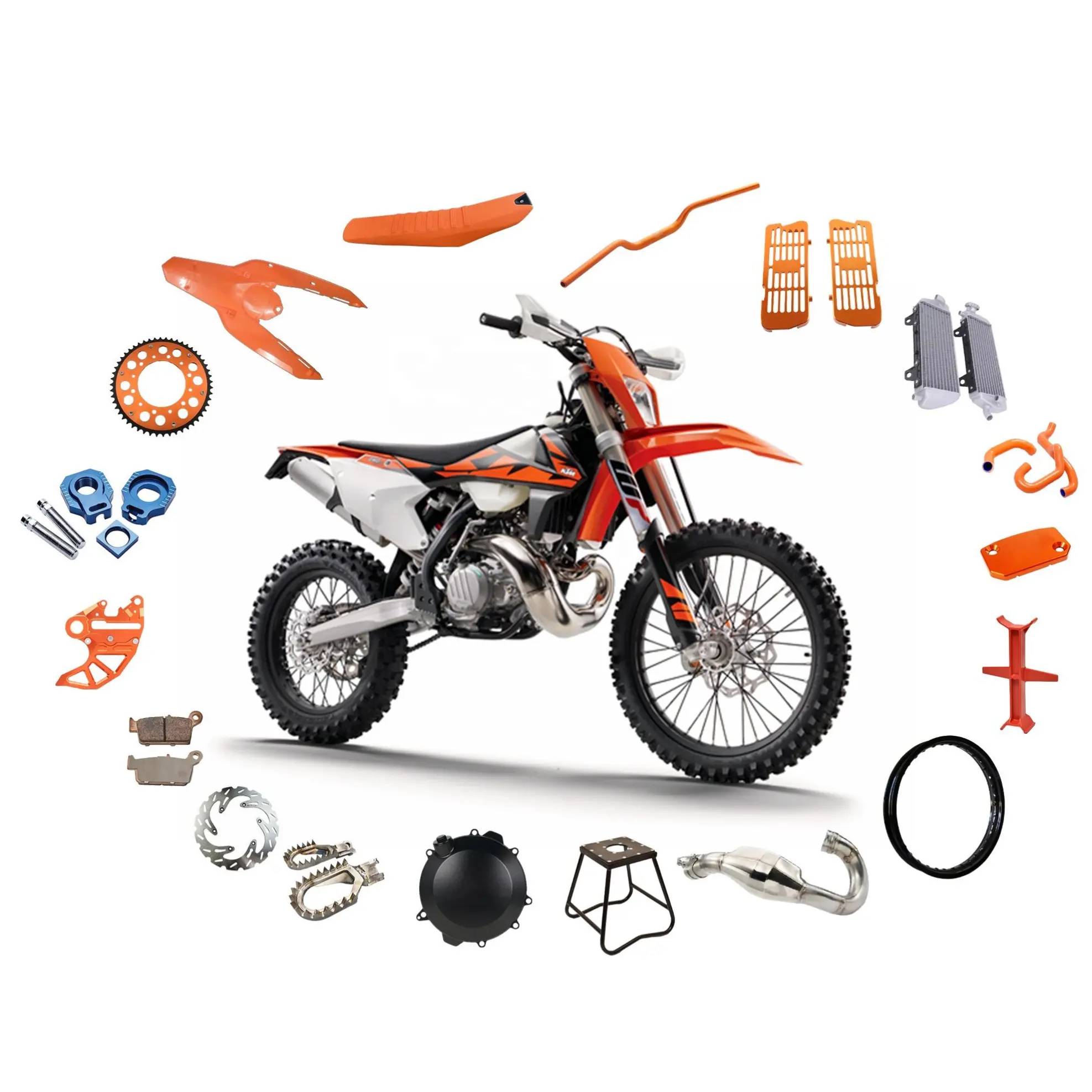 Vente en gros de pièces de Dirt Bike de haute qualité pièces de moto tout-terrain accessoires de Dirt Bike avec des pièces de rechange de moto à bas prix