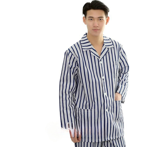 Vêtements d'hôpital en coton en gros, blouses de patient <span class=keywords><strong>homme</strong></span> et femme à manches longues, blouses d'allaitement à manches courtes, pyjamas - Product Image 3