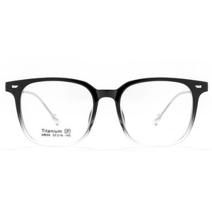 Gafas de Vista Cuadradas para Mujer Danyang 86096, Montura Completa Transparente de Titanio Puro, Ligeras, para Visión de Cerca - Product Image 3