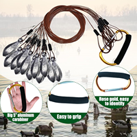 Texas Duck leurre plates-formes plomb poids sans enchevêtrement canard chasse grand or rembourré mousqueton sauvagine leurre plates-formes