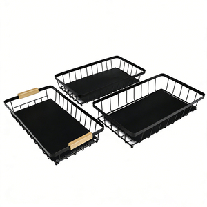 Organizzatore per <span class=keywords><strong>Frutta</strong></span> e Verdura a Tre Livelli Regolabile e Staccabile in Metallo con Ganci per Banane per Piano di Lavoro della Cucina - Product Image 2