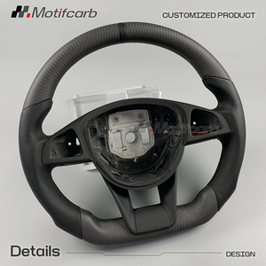 Volante Personalizado de Fibra de Carbono Mate para Mercedes-Benz A45 C63 C43 GT S GLA GLC Clase E Clase C AMG W205 W213 2015-2018 - Product Image 3