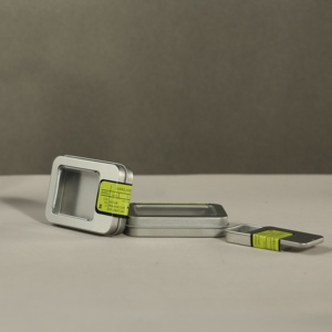 Chất lượng cao tùy chỉnh in hình vuông kim loại tin có thể hộp với cửa sổ PVC rõ ràng cho bao bì đồng hồ - Product Image 3