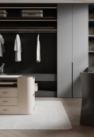 Garde-robe moderne portable pliable en métal conception ouverte système de garde-robe pliant noir gain de place appartement chambre à coucher meubles de maison