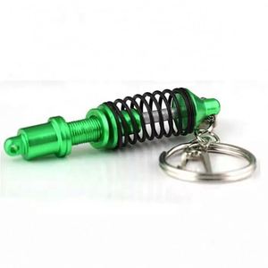 พวงกุญแจโช้คอัพสปริงสีดำแดงสำหรับอะไหล่รถยนต์ขายส่ง - Product Image 4
