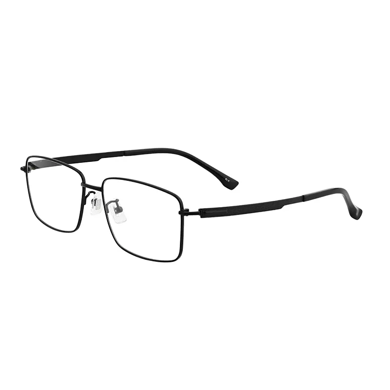 Óculos de titânio transparente, óculos femininos de alta qualidade com design de logotipo