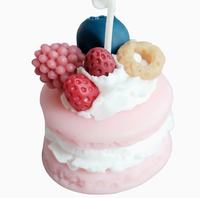 Lovsens - Stock disponible en gros - Bougie aromatique Macaron - Bougie artisanale sans fumée - Boîte cadeau - Souvenir