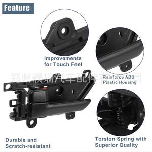 Manija Interior de Puerta Toyota Veracruz, Pestillo Interno 82610-3J000 82620-3J000, Par de Repuesto de Plástico - Product Image 5