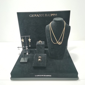 Tùy chỉnh Bộ hiển thị trang sức nhung đen mới <span class=keywords><strong>2025</strong></span> - Product Image 5