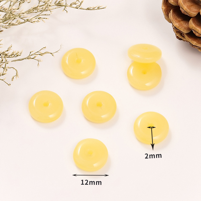 9 Yellow safety buckle, 12mm