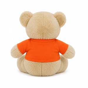 Orland Toys Shanghai Orsetto di peluche classico personalizzato e colorato con maglietta <span class=keywords><strong>arancione</strong></span> - Product Image 3