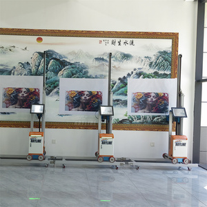 Cmykw màn hình cảm ứng 9600dpi ai 4k Máy in tường máy <span class=keywords><strong>3D</strong></span> 5D tự động UV dọc tường giá máy in - Product Image 2