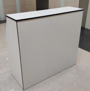 Comptoir de <span class=keywords><strong>bar</strong></span> portable au design moderne, pliable, économique, avec LED, idéal pour les caves à vin et les bars domestiques, fabriqué en panneaux de bois - Product Image 3