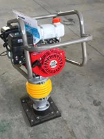 Petits compacteurs à essence et diesel pour moteur 3 kW, poids 85 kg, pour la construction de chaussées, vibrants, pour l'impact routier