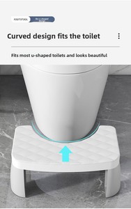 Taburete Universal para Inodoro Squatty Potty - Taburete Impermeable para Adultos, Niños, Personas Mayores y Soporte para Embarazadas - Product Image 5