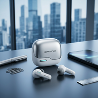 Nouveaux écouteurs sans fil TWS à commande par application, avec 4 micros ENC ANC, étanchéité IPX5, son Hi-Fi, LED intégrés, batterie 650 mAh