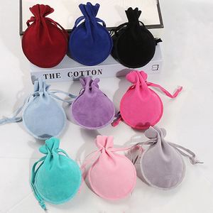 Bolsa de Terciopelo Ecológica Personalizada de 9*12cm, Bolsa de Joyería Colorida para Empaque de Joyas con Logotipo - Product Image 3