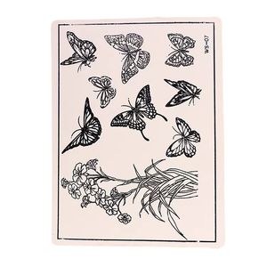 แผ่นสีพิมพ์ลายสำหรับฝึกสักบนผิวด้านเดียวเครื่องมือสำหรับผู้เริ่มต้นการ<span class=keywords><strong>สัก</strong></span>ผิวปลอมขนาดเล็กพร้อมดีไซน์ - Product Image 6