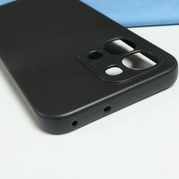 Coque de téléphone en silicone mat pour Honor X5C/X5C Plus, coque arrière en TPU noir, étuis pour téléphones portables