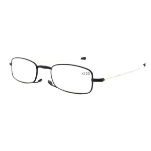 Adjustable Pocket <strong>Mini</strong> Metal Folding Magnifying Slim Reader Small Foldable Anti Blue Light Blocking <strong>Reading</strong> <strong>Glasses</strong> With Case - Product Image 5