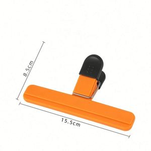 Chip 6 Inch Large Size Assorted Colors Foods Snacks Bag <b>Paper</b> Clips Plastic Heavy Duty Seal Grips Promotion Gift - Product Image 3