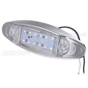 10 pièces 12V 24V 12 LED Feu de position latéral, Clignotant, Feu arrière, Feu de signalisation pour Voiture, Camion, Remorque, Bus, Bateau, Camionnette, Caravane - Product Image 3