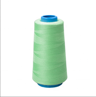 Fil à coudre 100% polyester filé, haute qualité, couleur personnalisée pour machine à coudre OEM