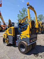Compacteur vibrant officiel pour travaux publics XD120VT, mini-rouleau compresseur de 2,6 tonnes
