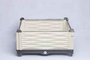 Fabricant Vérifié - Jardinières Surélevées Robustes en Plastique Blanc pour Balcon et Aménagement Paysager B2B - Product Image 5