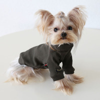 2024 nouveau loisirs animal de compagnie manches longues chemise de fond chien automne hiver vêtements