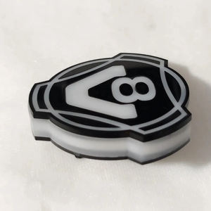 Badge lumineux LED coloré HST-25123 24V <span class=keywords><strong>V8</strong></span> Logo, compatible avec les camions lourds <span class=keywords><strong>Scania</strong></span>, emblème de calandre personnalisé - Product Image 4