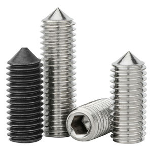 육각 소켓 세트 나사 플랫 포인트 중국 도매 헤드리스 육각 알렌 나사 스테인레스 스틸 M2 M3 M6 그럽 세트 나사 - Product Image 6