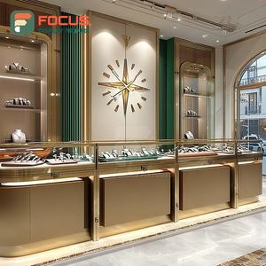 Fabricante de Sistemas Modernos de Exhibición de Joyería Personalizados, Mostrador de Exhibición para Joyería con Marco de Madera - Product Image 5