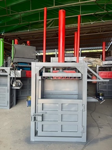 Полуавтоматический вертикальный пресс для мусора и отходов, гидравлический пресс-подборщик для картона и пластика, 60Т, 10Т, 30Т - Product Image 4